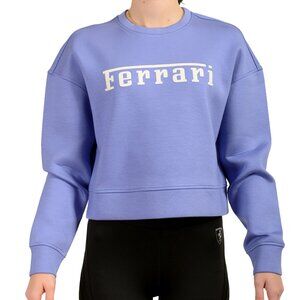 Scuderia Ferrari Women's C-Neck F-Lunga Sweater in Scuba Sweatshirt US XS IT 38